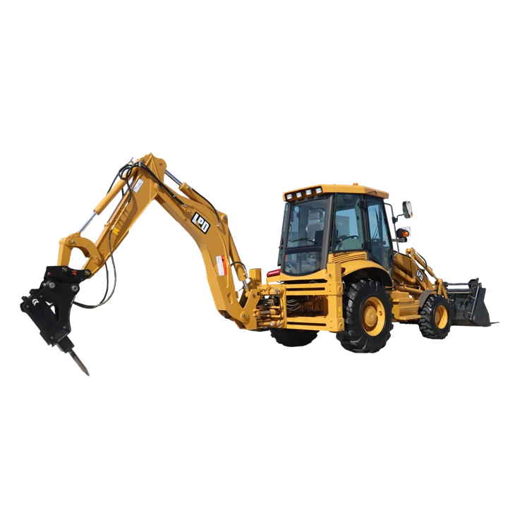 Loader with Big Digging Force Backhoe Equipment
