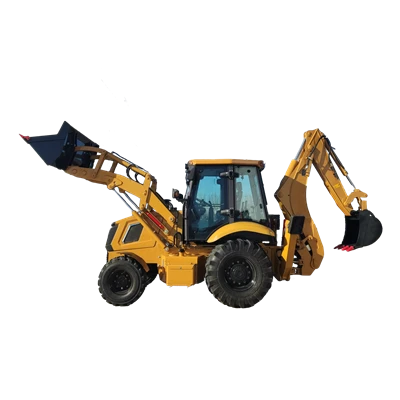 Loader with Big Digging Force Backhoe Equipment