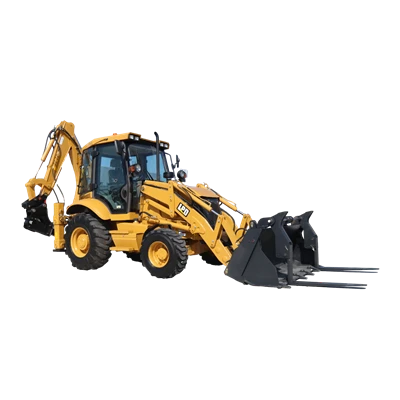 Loader with Big Digging Force Backhoe Equipment