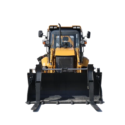 Loader with Big Digging Force Backhoe Equipment